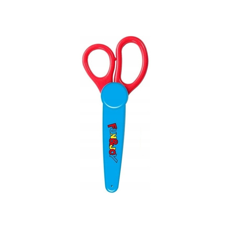 Nożyczki szkolne z zatyczką z podziałką FJ6850C-P 220584