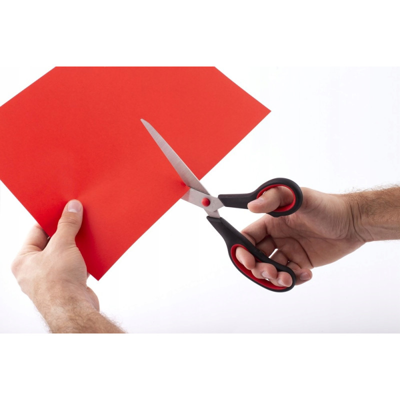 Nożyczki 25cm gumowy uchwyt SG250 009362 D.RECT