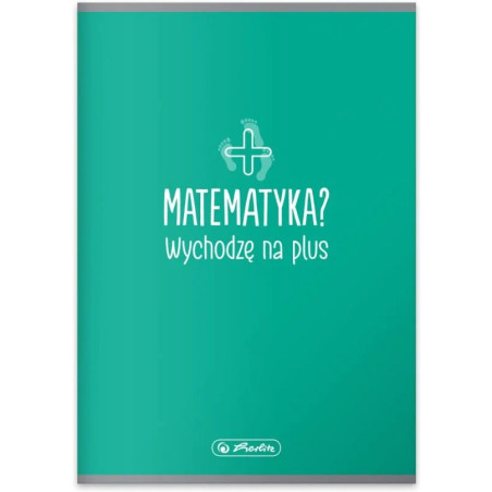 Zeszyt szkolny przedmiotowy A5 60 kartek w kratkę 70g MATEMATYKA 9577438 HERLITZ
