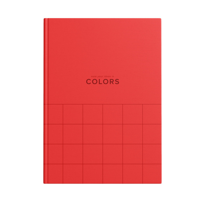 Zeszyt szkolny A4 Brulion 96 kartek w kratkę 70g COLORS mix kolorów 400169203 TOP 2000