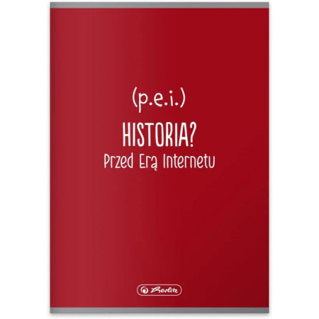 Zeszyt szkolny przedmiotowy A5 60 kartek w kratkę 70g HISTORIA 9577362 HERLITZ