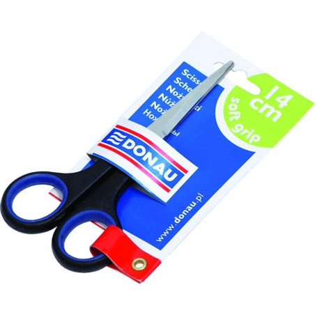 Nożyczki biurowe 14cm miękkie 7932301-10 DONAU