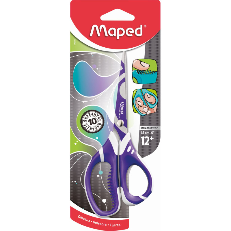 Nożyczki Zenoa Fit 15cm Blister 595010 MAPED