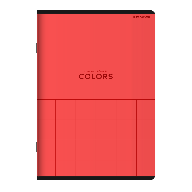 Zeszyt A5 32k kratka margines COLORS 400169181 TOP 2000