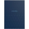 Zeszyt szkolny z twardą okładką A5 Brulion 96 kartek w kratkę COLORS 400169200 TOP 2000