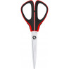 Nożyczki 19cm Easycut 300 soft grip czerwone 326320 BERLINGO