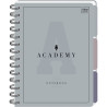 Kołozeszyt A4 100k. kratka 90g przekł PP ACADEMY