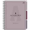 Kołozeszyt A4 100k. kratka 90g przekł PP ACADEMY