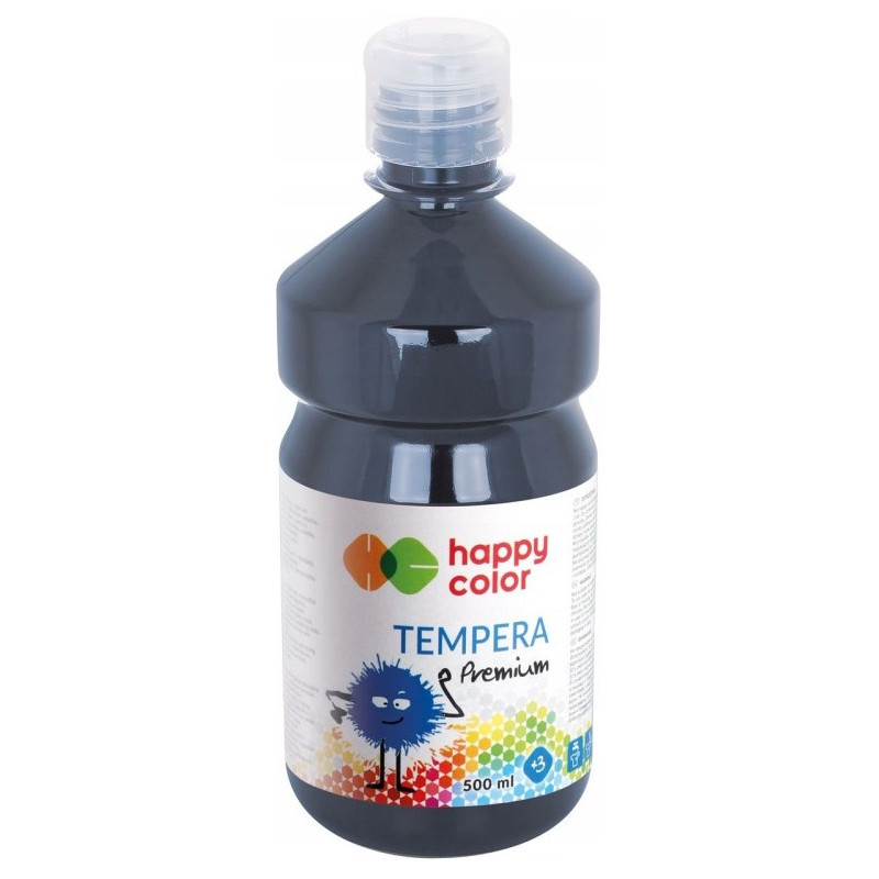 Farba TEMPERA Premium 500ml grafitowa HA 3310 500-88 HAPPY COLOR