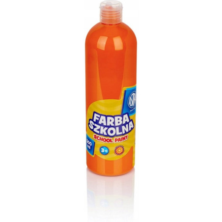 Farba plakatowa w tubkach 500ml szkolna pomarańczowa 301112007 ASTRA