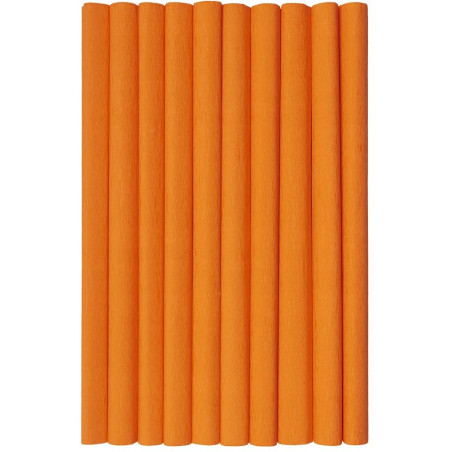 Bibuła marszczona CREATINIO 10 sztuk 50x200cm ciemny pomarańczy 400153894 TOP 2000