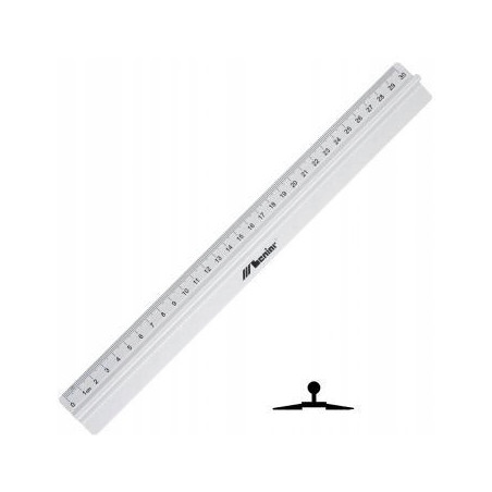 Linijka z uchwytem 20cm 30286 LENIAR