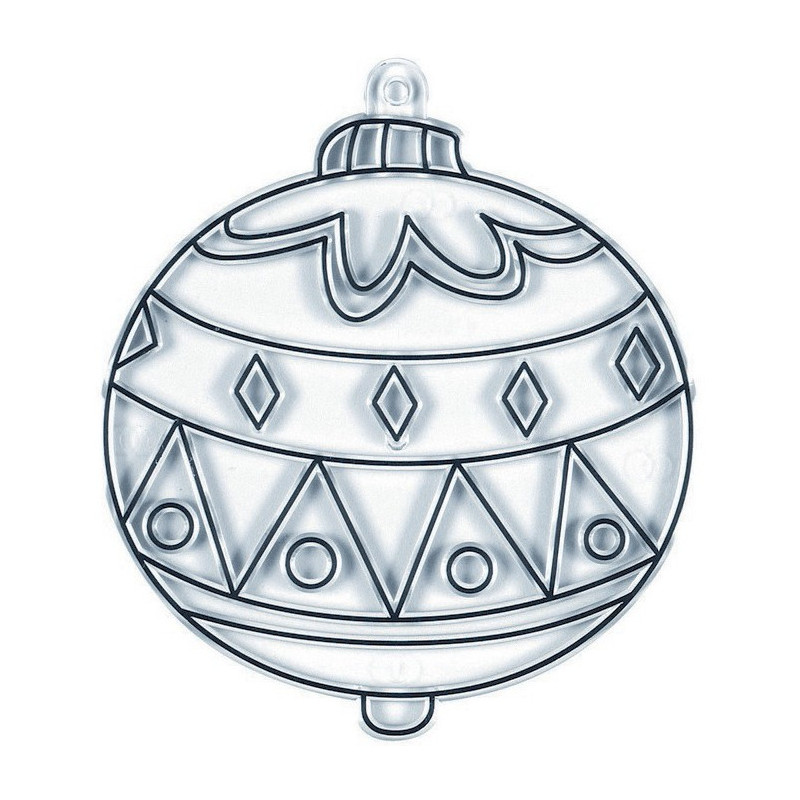 Szablon witrażowy mały 9820/6/2 mix 6 wzorów Boże Narodzenie KOH-I-NOOR