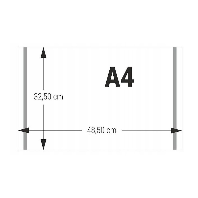 Okładki samoprzylepne na zeszyty szkolne A4 25 sztuk 32,5x48,5cm OZ-54 BIURFOL
