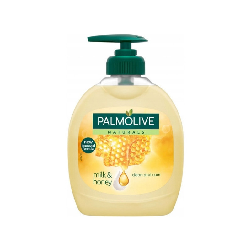 Mydło w płynie z dozownikiem PALMOLIVE 300 ml mleko i miód 13026