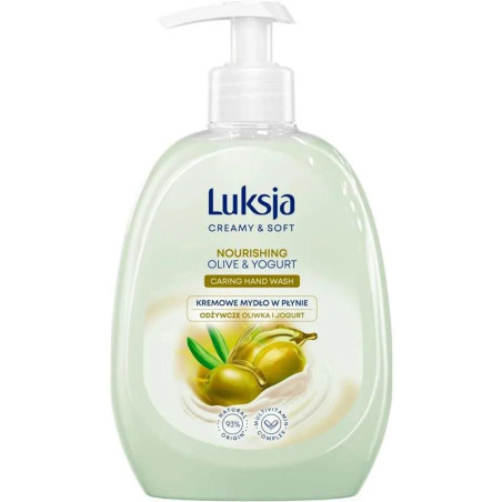 Mydło w płynie z dozownikiem LUKSJA 500ml OLIVE