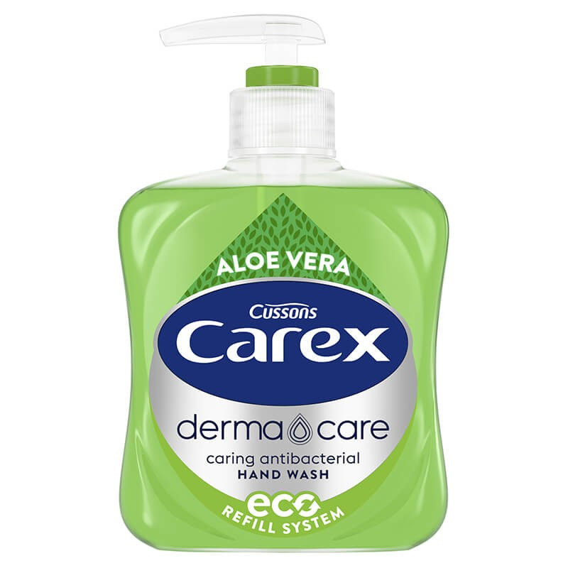 Mydło w płynie z dozownikiem CAREX 250ml. ALOE VERA