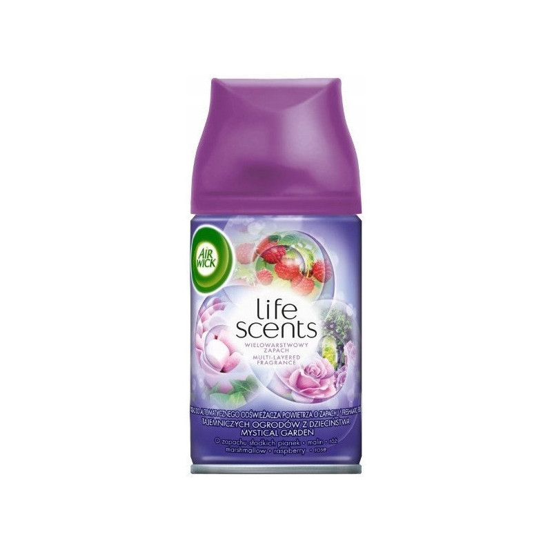 Wkład do odświeżacza AIR WICK Freshmatic 250ml Tajemnicze Ogrody/Musująca róża z maliną