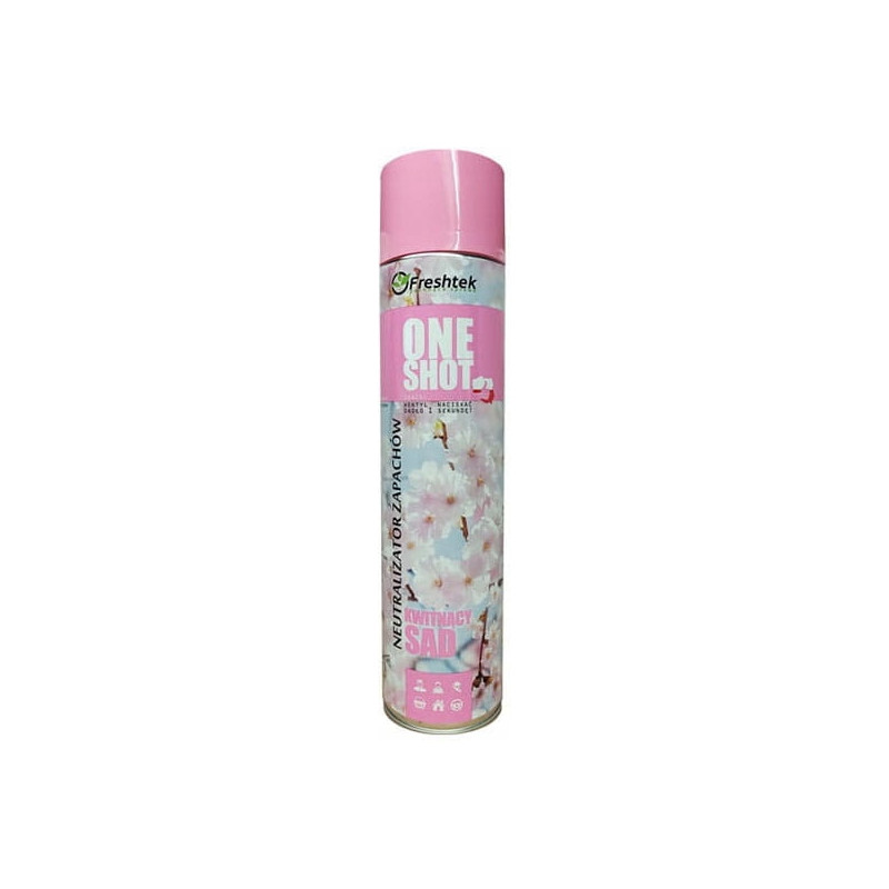 Odświeżacz powietrza/Nautralizator zapachów ONE SHOT 600ml KWITNĄCY SAD