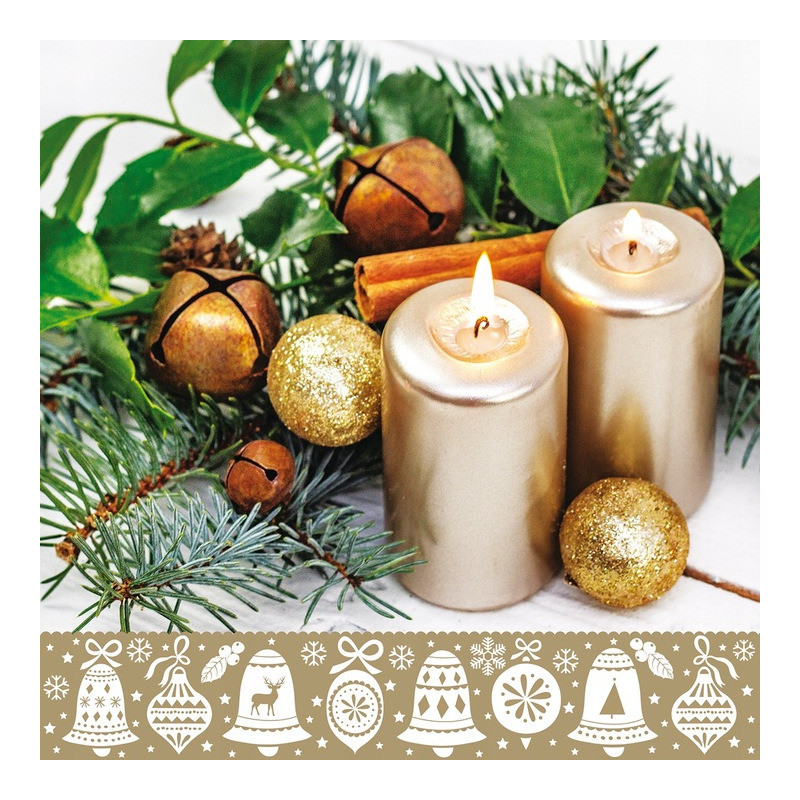 Serwetki świąteczne AHA 33x33cm BN-102