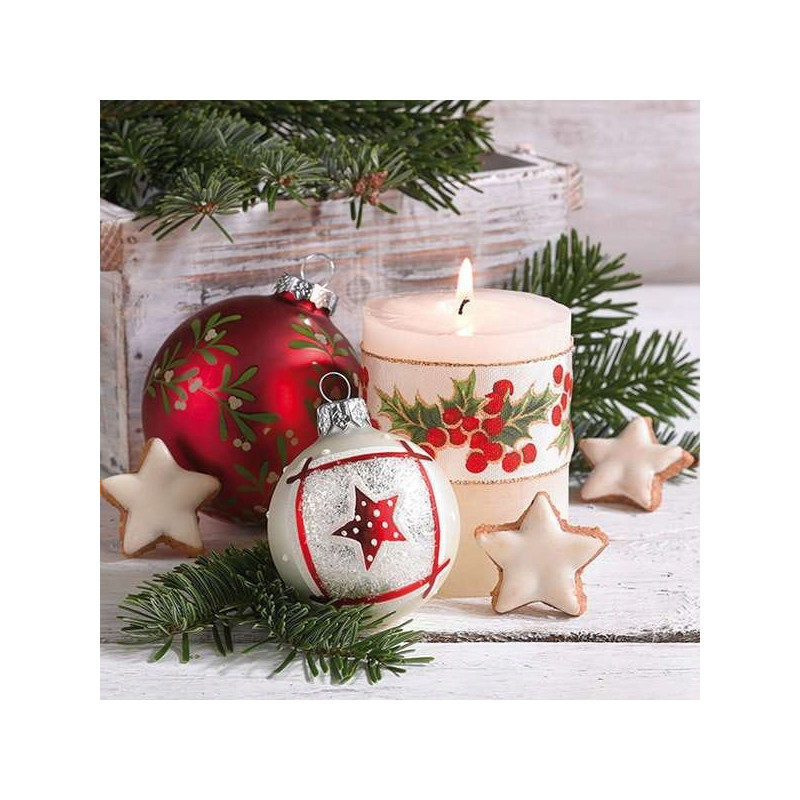 Serwetki świąteczne AHA 33x33cm BN-126