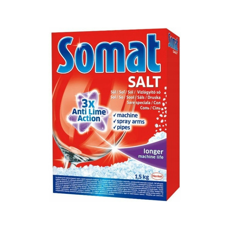 Sól do zmywarek SOMAT 1.5kg machine