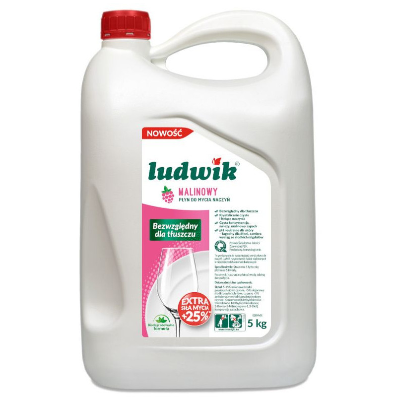 Płyn do naczyń LUDWIK 5kg malinowy