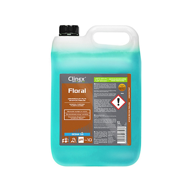 Płyn uniwersalny do mycia podłóg Floral Ocean 5L CL77891 CLINEX