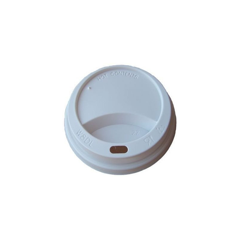 Pokrywka biała do kubka 80mm 250ml (100szt)