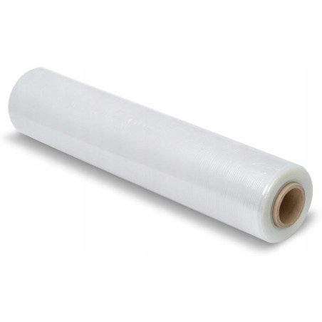 Folia stretch NATUNA 2,5kg 23mic przezroczysta rozciągliwość 170% (około 230m)