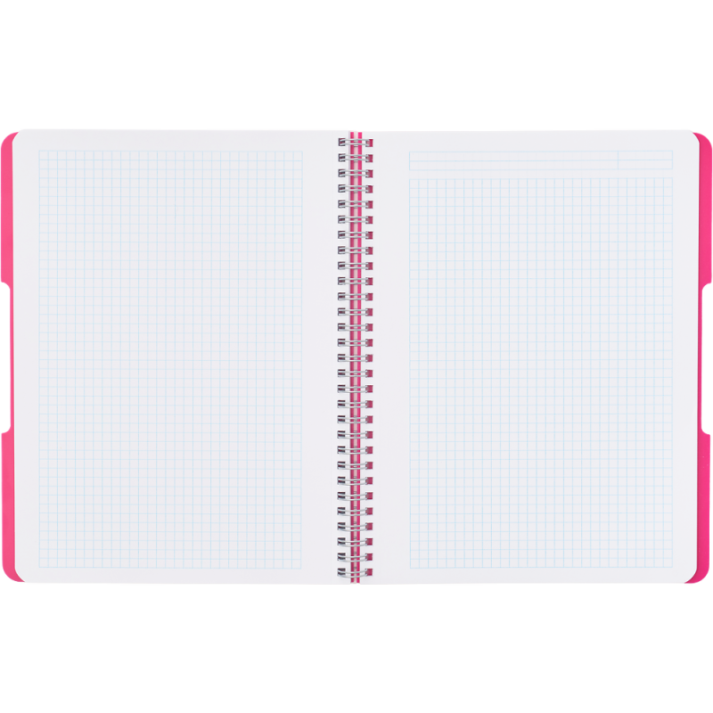 Kołozeszyt A5 80k kratka ECO PP COLORS różowy 400198751 HERLITZ