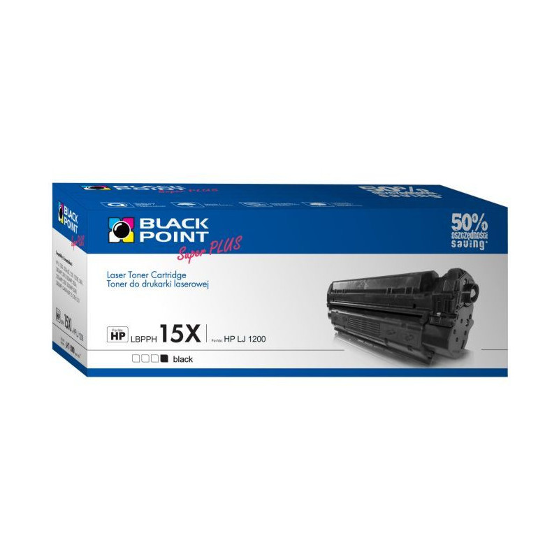 Toner BLACK POINT (LBPPH15X) czarny 5000str zamiennik HP (15X/C7115X)