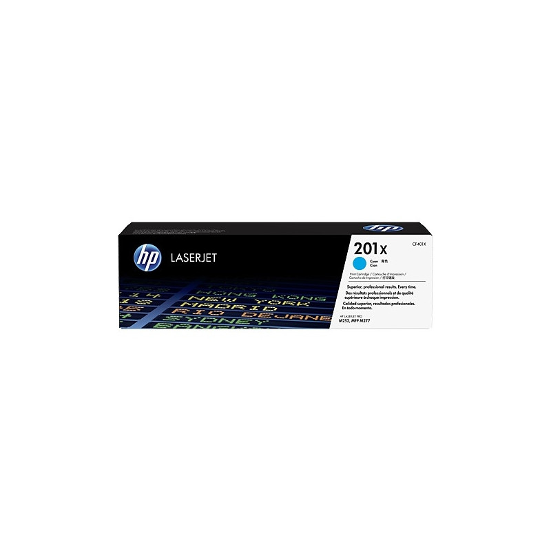 Toner HP 201X (CF401X) niebieski 2300str M252/M277