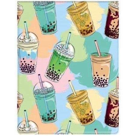 Okładka na dokumenty ucznia pion z nadrukiem BUBBLE TEA OD-21-37 BIURFOL