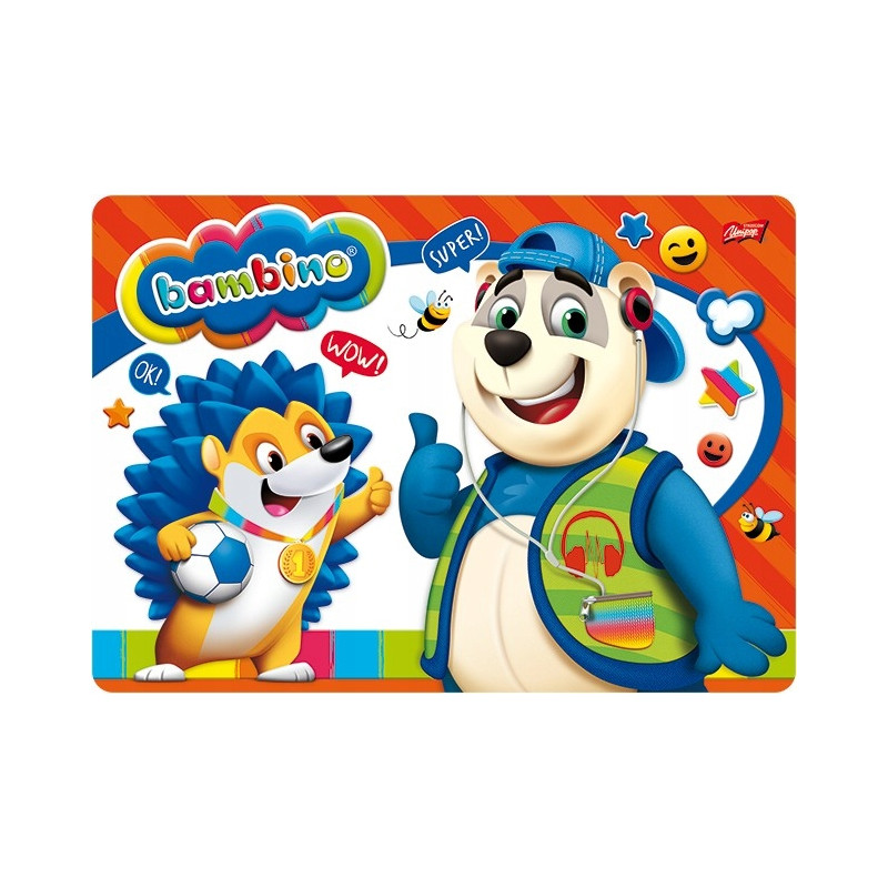 Podkładka laminowana na biurko A3 do prac plastycznych BAMBINO St.Majewski