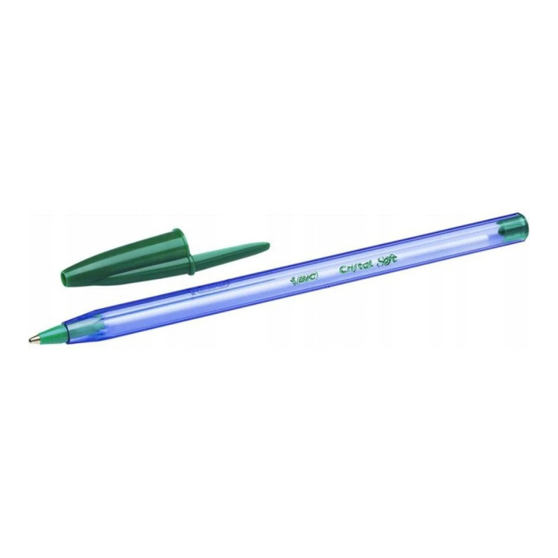 Długopis CRISTAL SOFT zielony 9212191 BIC