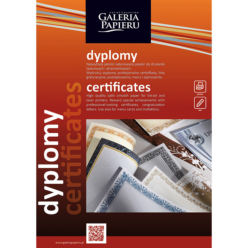 Dyplom A4 UMBRIA 170g. (25ark.) 217517 Galeria Papieru