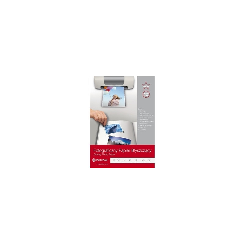 Papier foto A6 180g błyszczący 50ark PANTA PLAST (0324-0068-99)