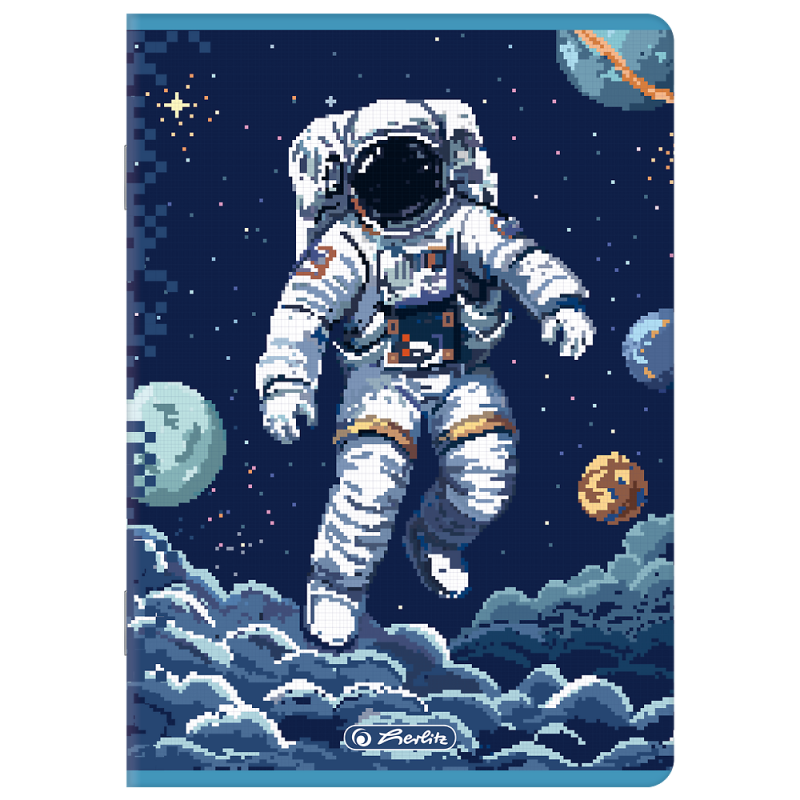 Zeszyt A5 16k kratka PIXEL FUN chłopięcy 400207497 HERLITZ