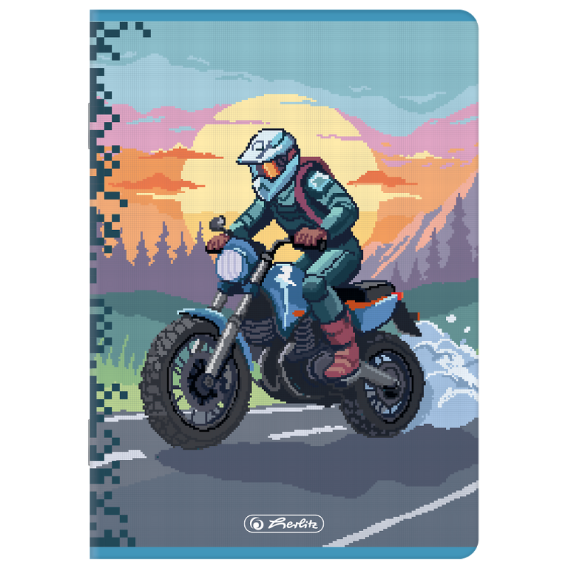 Zeszyt A5 16k kratka PIXEL FUN chłopięcy 400207497 HERLITZ