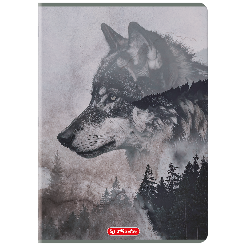 Zeszyt A4 96k kratka z marginesem WILD 400206434 HERLITZ