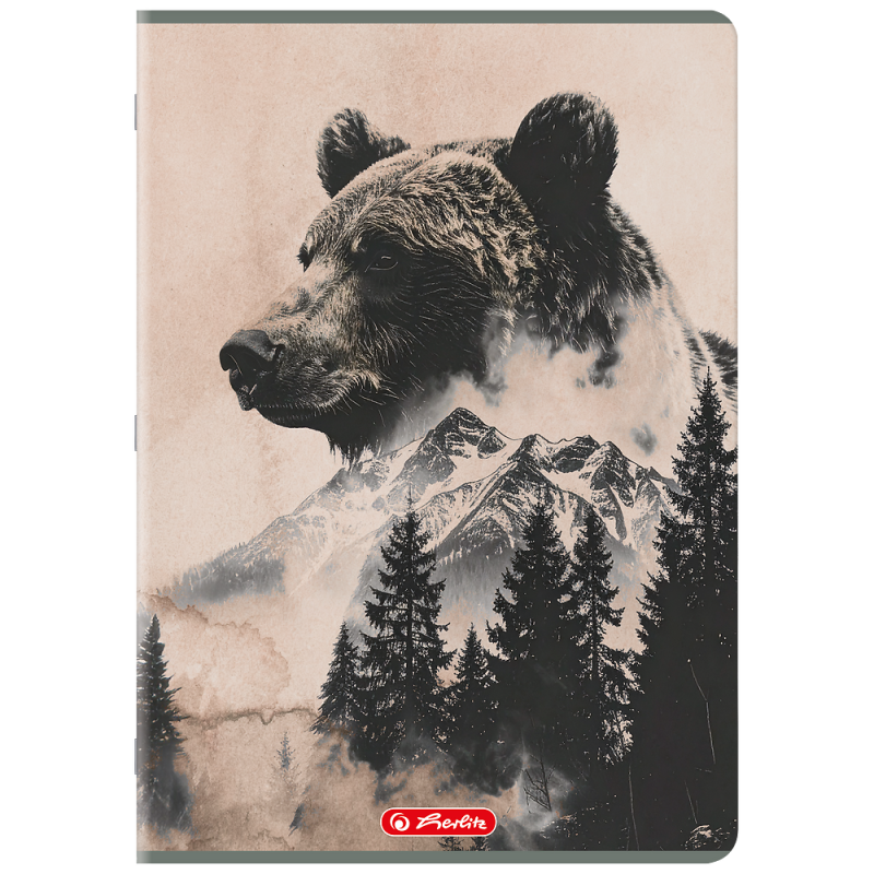 Zeszyt A4 96k linia z marginesem WILD 400206435 HERLITZ