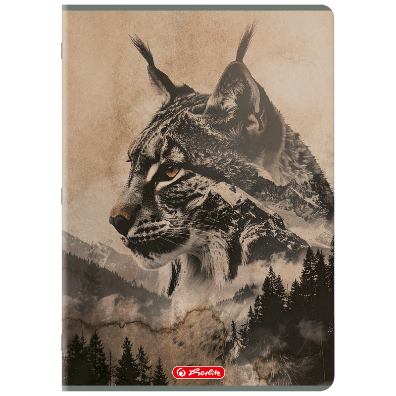 Zeszyt A4 96k linia z marginesem WILD 400206435 HERLITZ