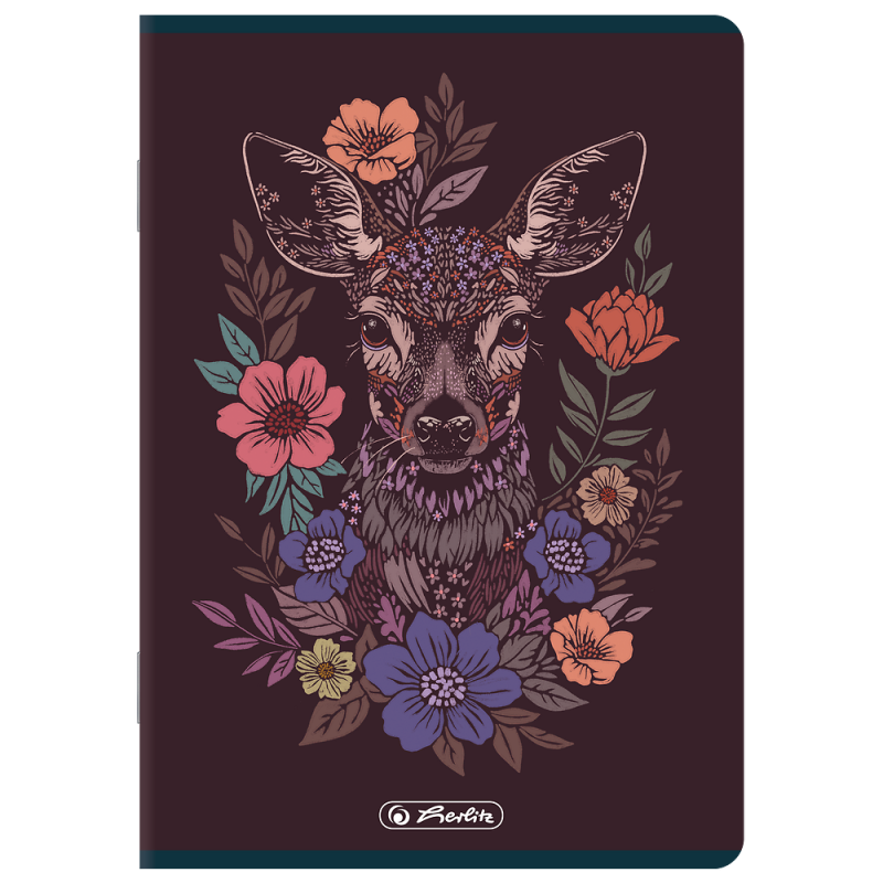 Zeszyt A5 80k kratka z marginesem FLORIMALS 400210662 HERLITZ