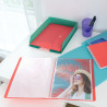 Album ofertowy na dokumenty A4 80 kieszeni Colour`Breeze zielony 626238 ESSELTE