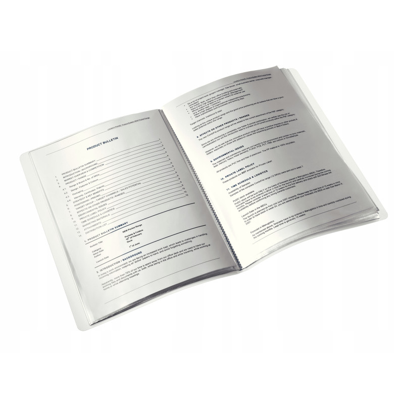 Album ofertowy 20kieszeni LEITZ WOW niebieski 46310036