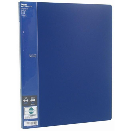 Album ofert.A4/A3 40kieszeni niebieski DCF644C SIDE PENTEL