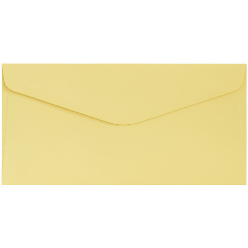 Koperta DL gładki żółty satynowany 120g. (10szt.) 280137 Galeria Papieru