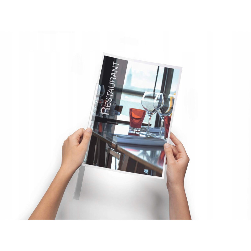 Grzbiety zaciskowe A4 3mm 1-30k (100szt) niebieskie 290006 DURABLE