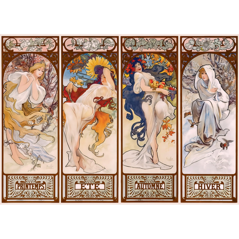 Puzzle 1000 Art 1 Mucha PUZ1000A1M INTERDRUK
